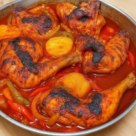 صينية البطاطس بالفراخ