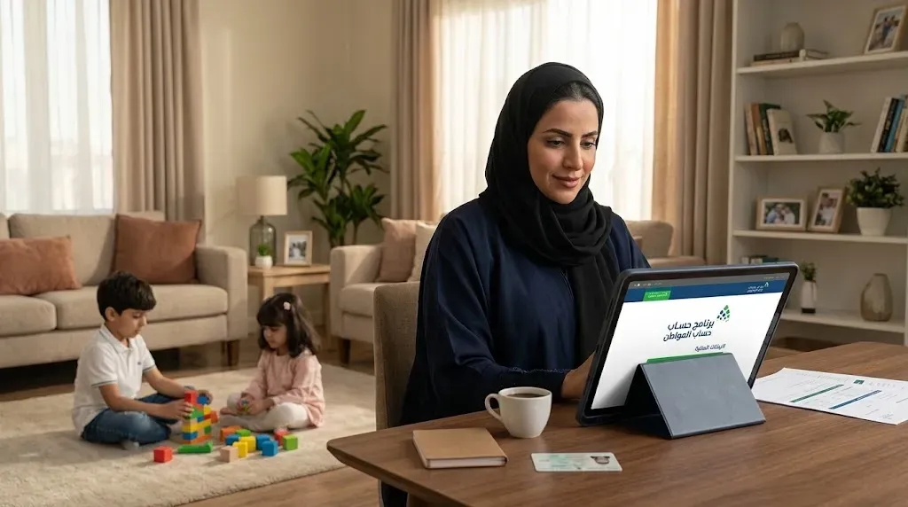  أم سعودية معيلة تسجل في برنامج حساب المواطن لإضافة أبنائها والحصول على الدعم الشهري - موقع أنا حوا