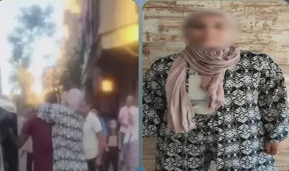 مشاجرة سيدة ومحامي