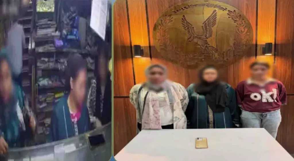 بعد فيديو متداول.. ضبط 3 سيدات لسرقة هاتف محمول من مكتبة بالزقازيق