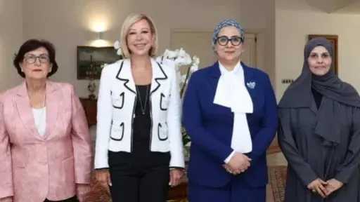 السيدة الأولى للبنان تستقبل المستشارة أمل عمار لبحث التعاون في تمكين المرأة والأسرة