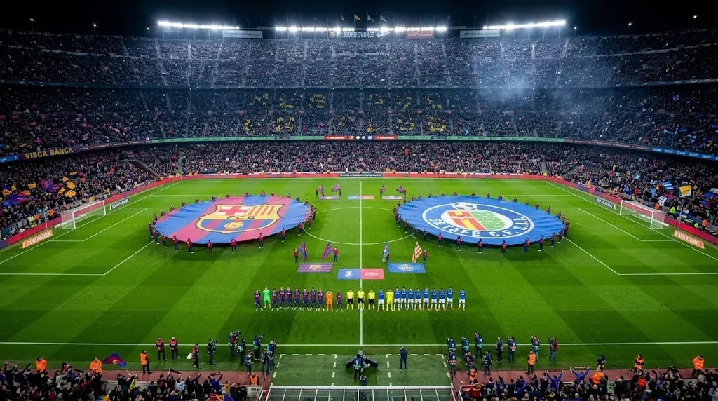 بث مباشر برشلونة ضد خيتافي