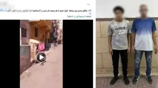 ضبط شقيق زوج سيدة ونجله بتهمة التعدي عليها وإلقاء الحجارة بالإسماعيلية «»
