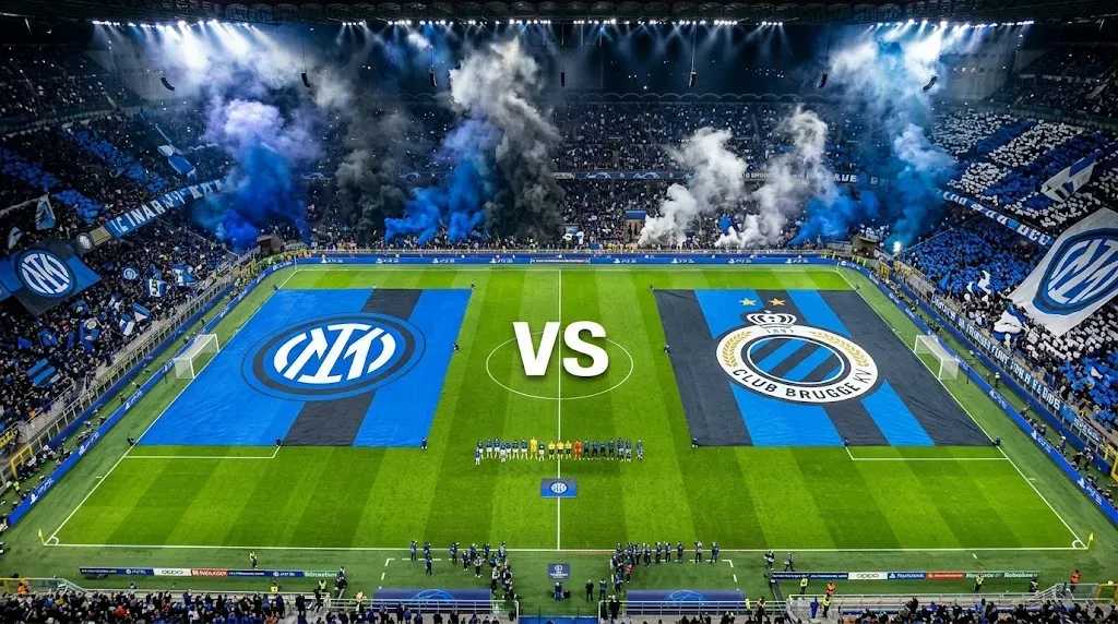 بث مباشر مباراة إنتر ميلان وكلوب بروج ليلة الثلاثاء في دوري الأبطال