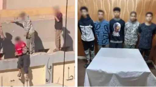 ضبط 5 طلاب بالجيزة لاعتلائهم سور مدرسة ومعاكسة الفتيات ضبط 5 طلاب بالجيزة لاعتلائهم سور مدرسة ومعاكسة الفتيات