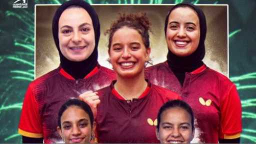 وزير الرياضة يهنئ منتخب سيدات تنس الطاولة بعد التتويج ببطولة أفريقيا