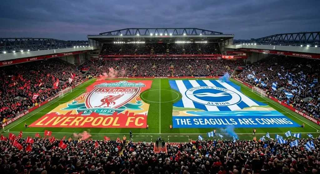 ليفربول ضد برايتون.. موعد المباراة والقنوات الناقلة وموقف الفريقين في البريميرليج