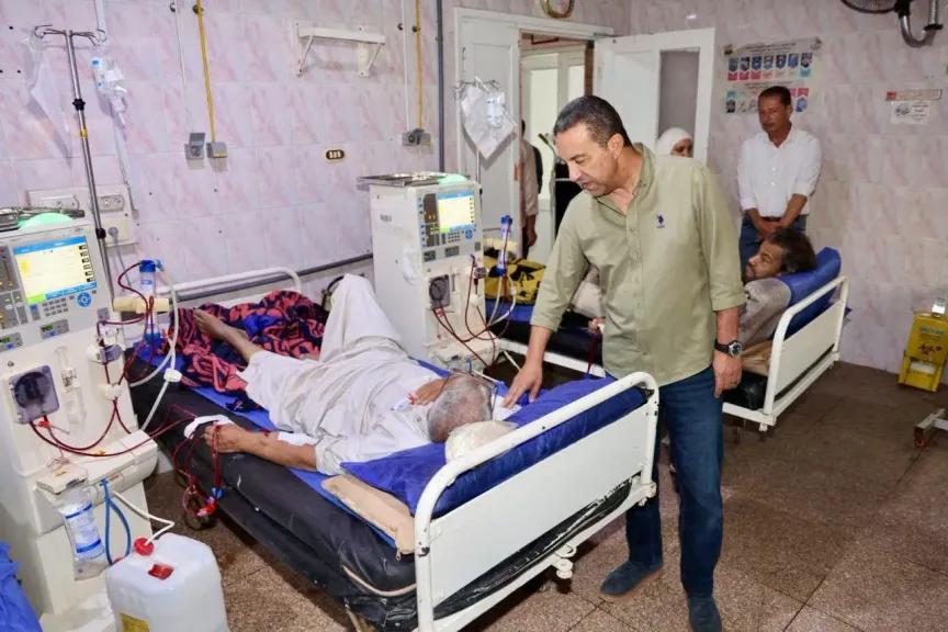 جولة مفاجئة لعمرو الغريب تكشف ملاحظات داخل مستشفى بركة السبع