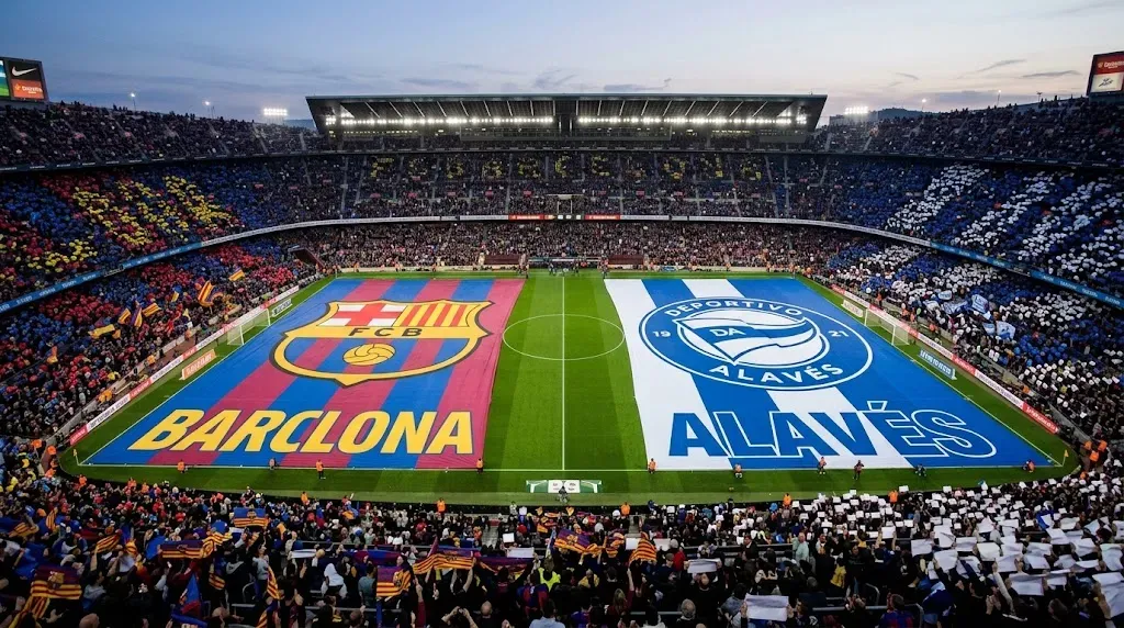بث مباشر برشلونة ضد ديبورتيفو ألافيس